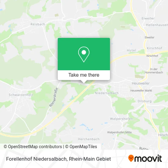 Карта Forellenhof Niedersalbach