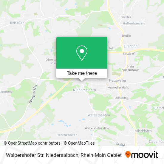 Карта Walpershofer Str. Niedersalbach