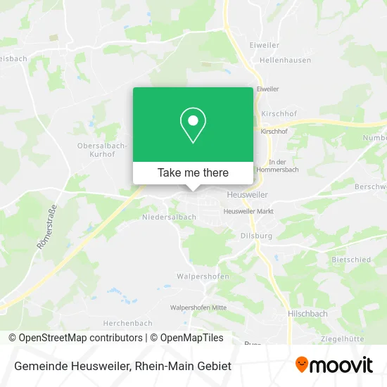 Карта Gemeinde Heusweiler