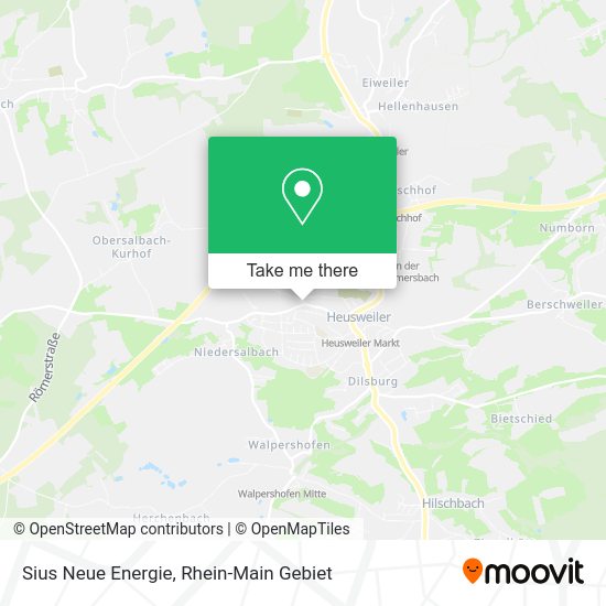 Карта Sius Neue Energie