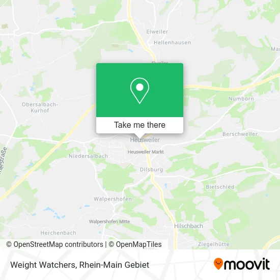 Карта Weight Watchers