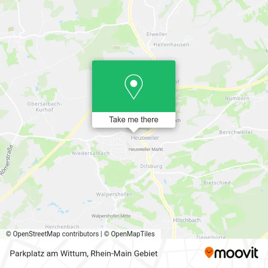 Карта Parkplatz am Wittum
