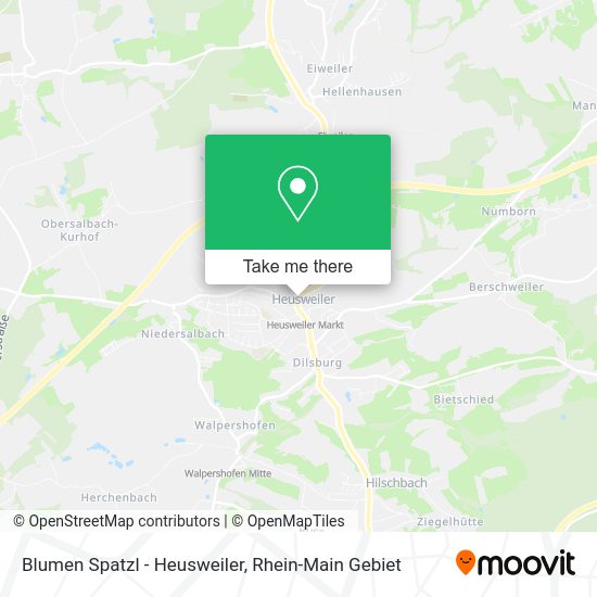 Карта Blumen Spatzl - Heusweiler