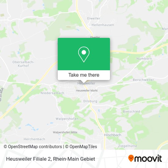 Карта Heusweiler Filiale 2