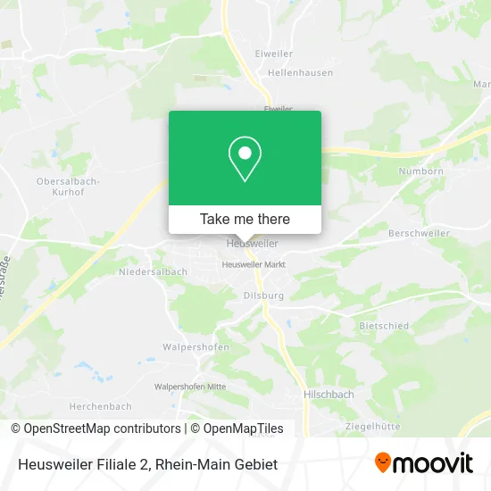 Heusweiler Filiale 2 map