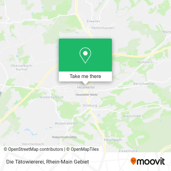 Карта Die Tätowiererei