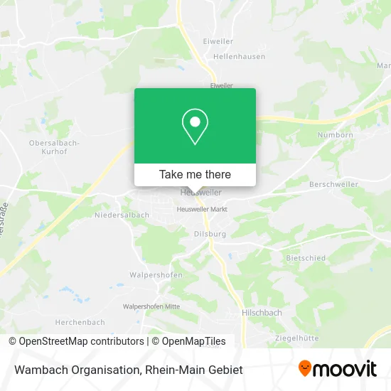 Карта Wambach Organisation