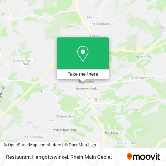 Карта Restaurant Herrgottswinkel