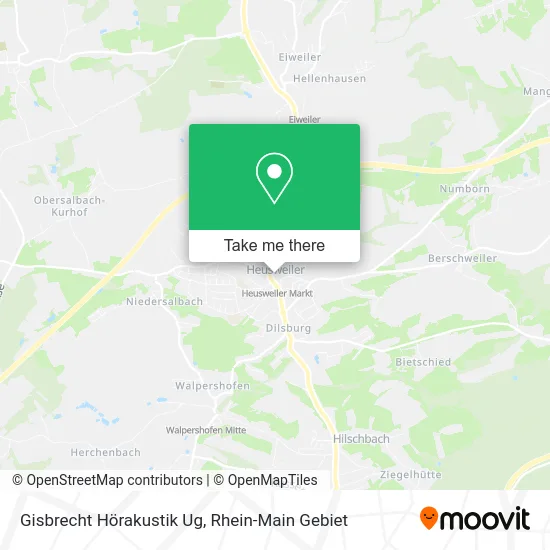 Карта Gisbrecht Hörakustik Ug