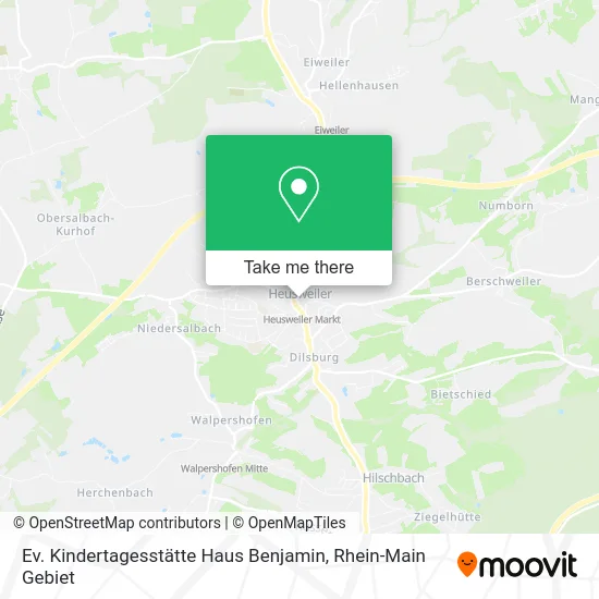 Карта Ev. Kindertagesstätte Haus Benjamin