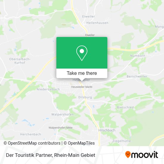 Карта Der Touristik Partner