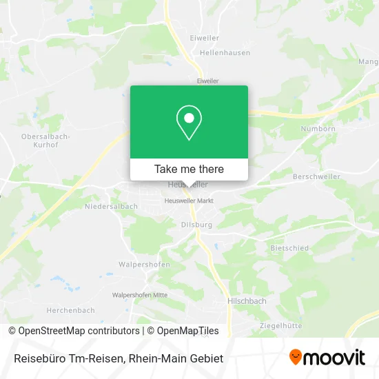 Карта Reisebüro Tm-Reisen
