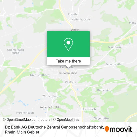 Карта Dz Bank AG Deutsche Zentral Genossenschaftsbank