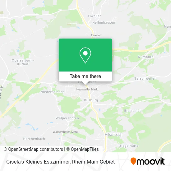 Карта Gisela's Kleines Esszimmer