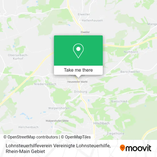 Карта Lohnsteuerhilfeverein Vereinigte Lohnsteuerhilfe