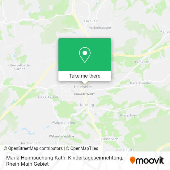 Карта Mariä Heimsuchung Kath. Kindertageseinrichtung