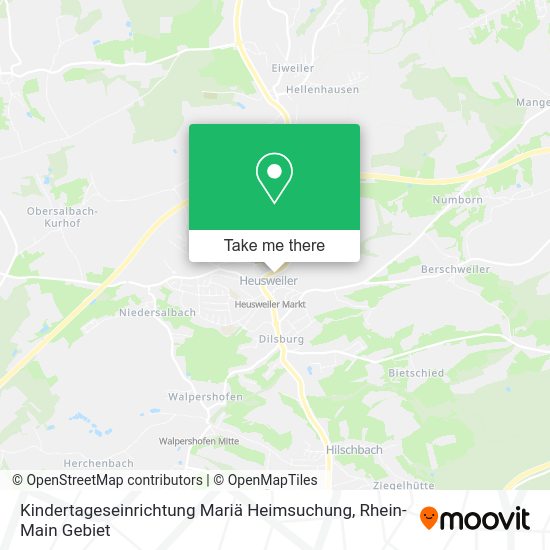 Карта Kindertageseinrichtung Mariä Heimsuchung