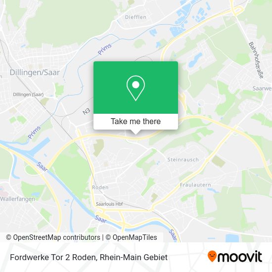 Карта Fordwerke Tor 2 Roden