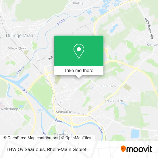 Карта THW Ov Saarlouis