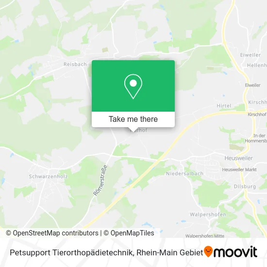 Карта Petsupport Tierorthopädietechnik