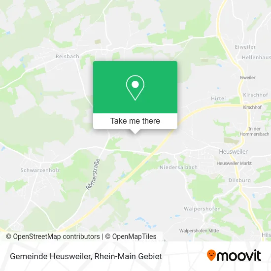 Карта Gemeinde Heusweiler