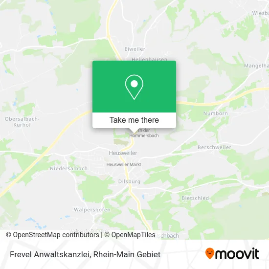 Карта Frevel Anwaltskanzlei