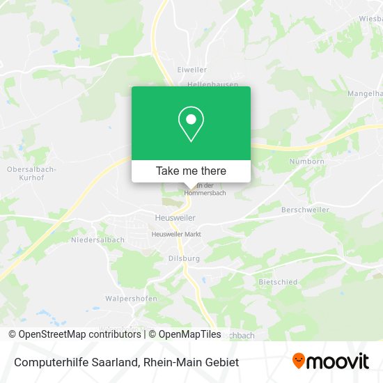 Карта Computerhilfe Saarland