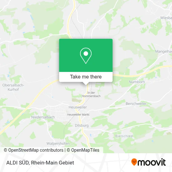 ALDI SÜD map