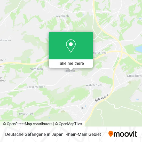 Карта Deutsche Gefangene in Japan