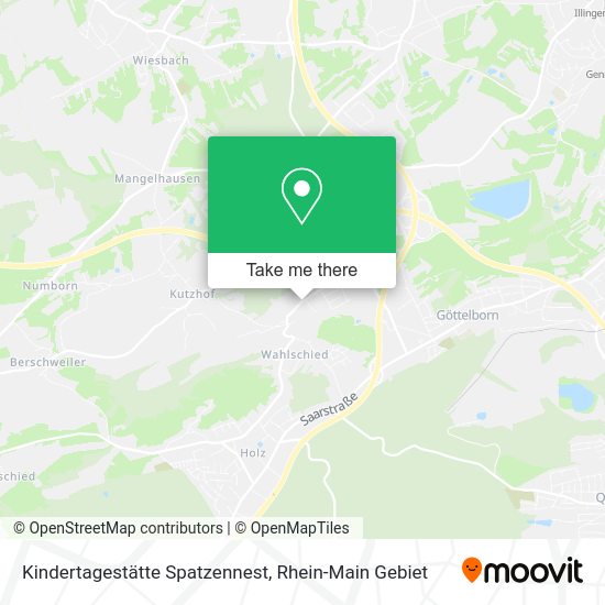 Карта Kindertagestätte Spatzennest