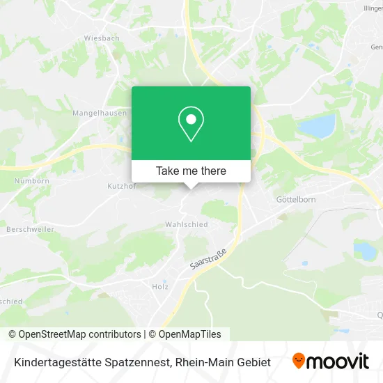 Карта Kindertagestätte Spatzennest