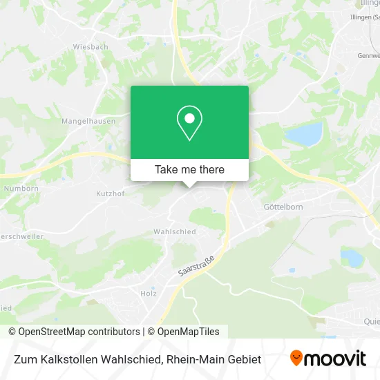 Карта Zum Kalkstollen Wahlschied