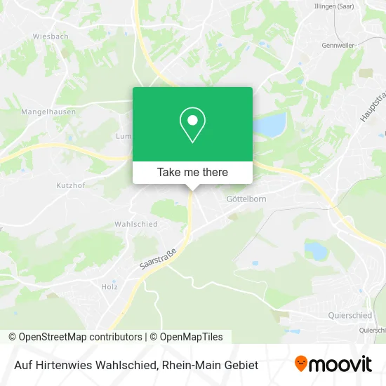 Карта Auf Hirtenwies Wahlschied