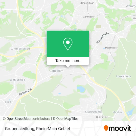 Карта Grubensiedlung