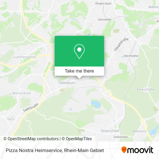 Карта Pizza Nostra Heimservice