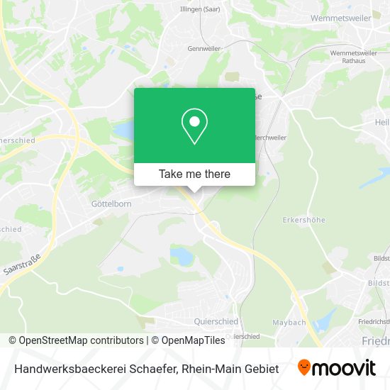 Карта Handwerksbaeckerei Schaefer