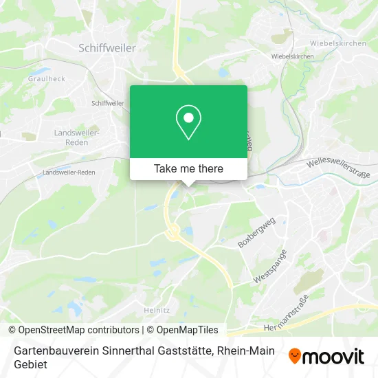 Карта Gartenbauverein Sinnerthal Gaststätte