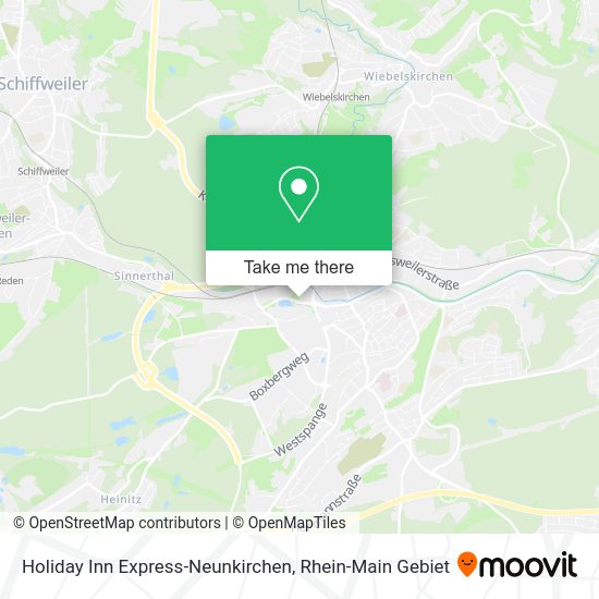 Карта Holiday Inn Express-Neunkirchen