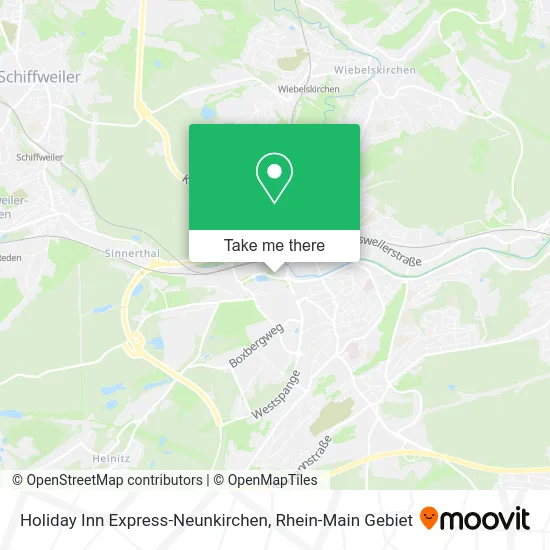Карта Holiday Inn Express-Neunkirchen