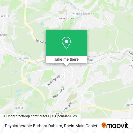 Карта Physiotherapie Barbara Dahlem