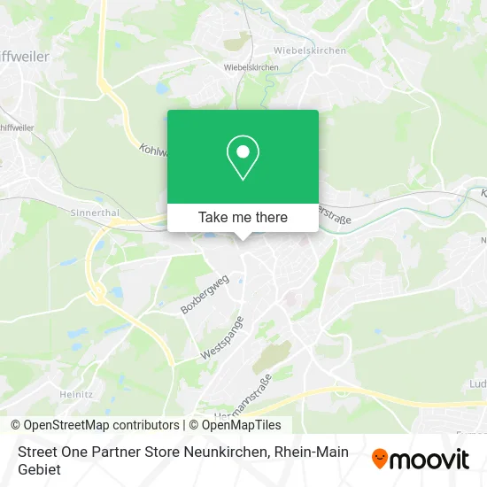 Карта Street One Partner Store Neunkirchen