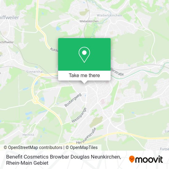 Карта Benefit Cosmetics Browbar Douglas Neunkirchen
