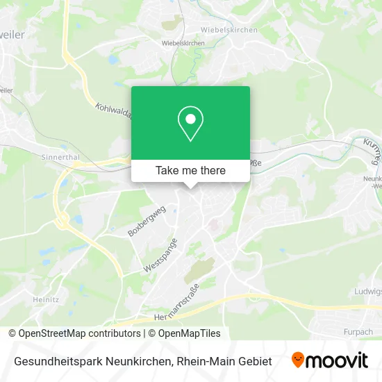 Карта Gesundheitspark Neunkirchen