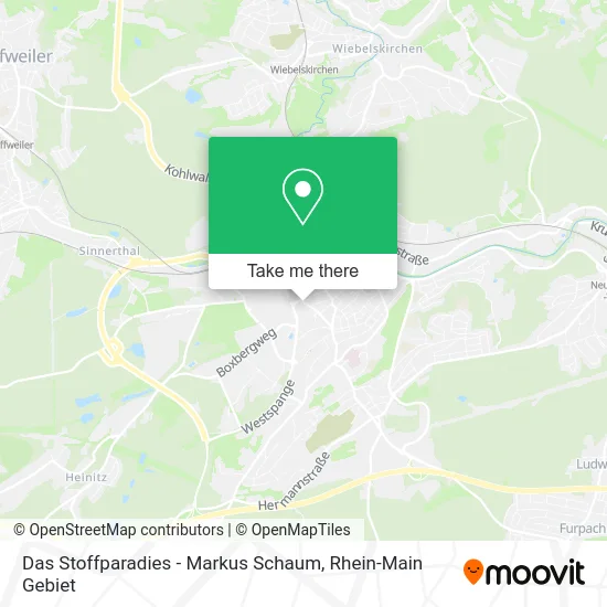 Das Stoffparadies - Markus Schaum map