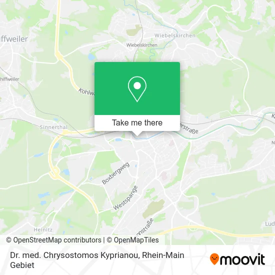 Карта Dr. med. Chrysostomos Kyprianou
