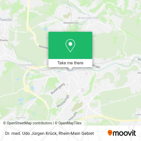 Карта Dr. med. Udo Jürgen Krück