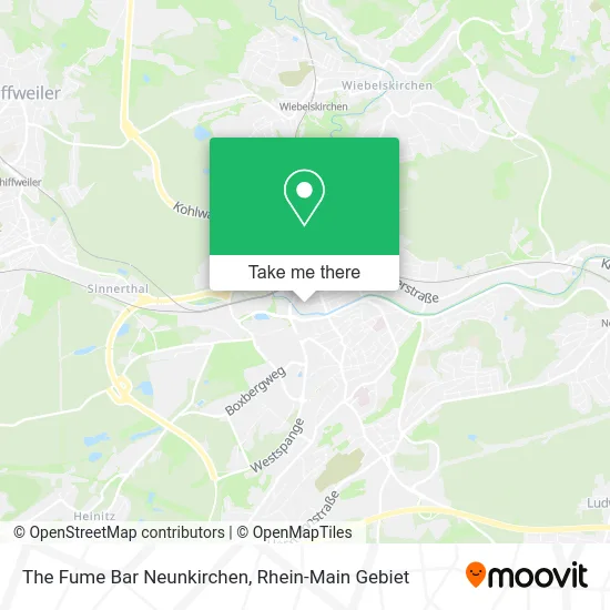Карта The Fume Bar Neunkirchen