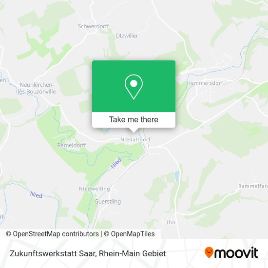 Карта Zukunftswerkstatt Saar