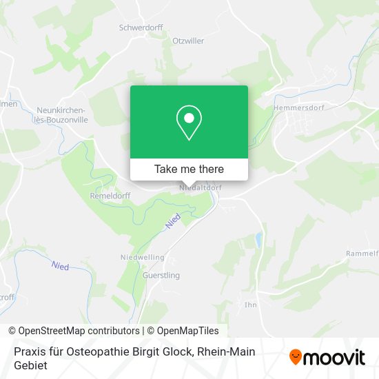 Карта Praxis für Osteopathie Birgit Glock