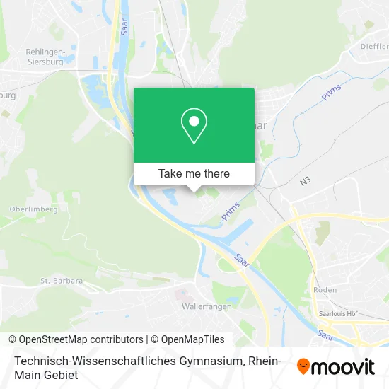 Карта Technisch-Wissenschaftliches Gymnasium